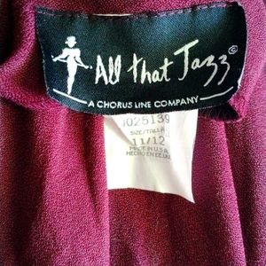 All that Jazz Maroon Tight Formal Dress